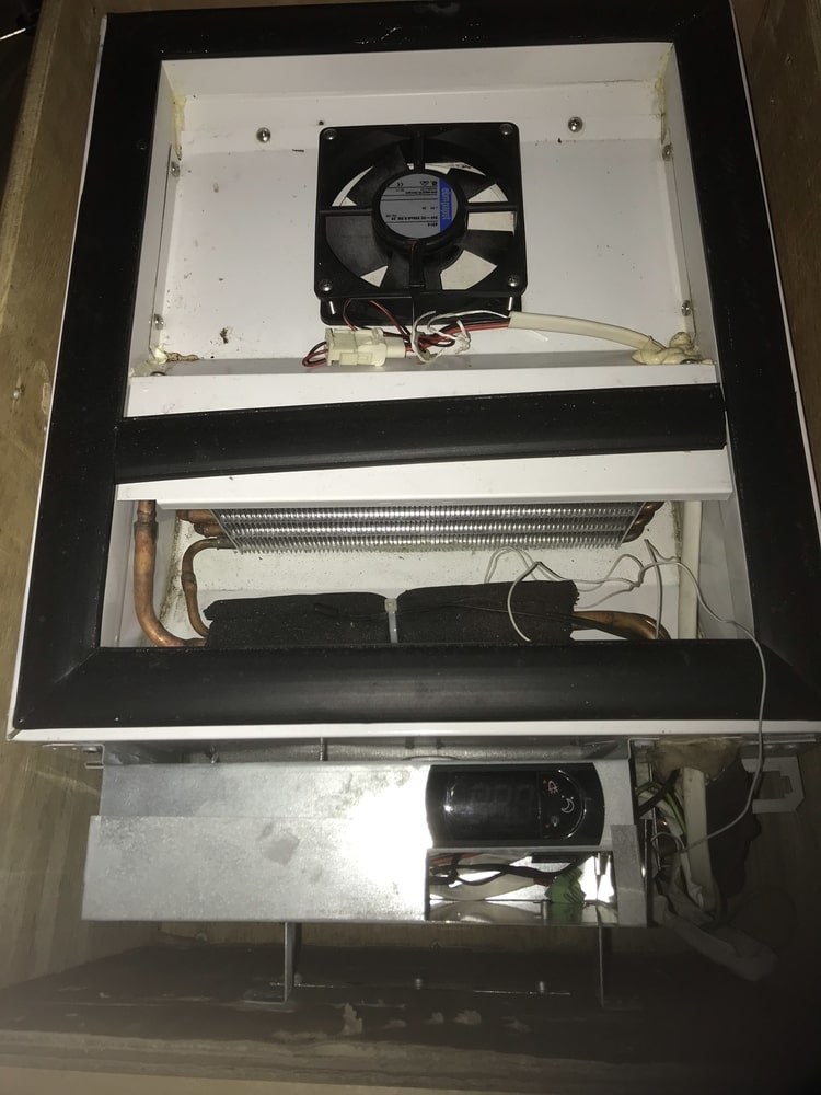 Machine sechage demontee